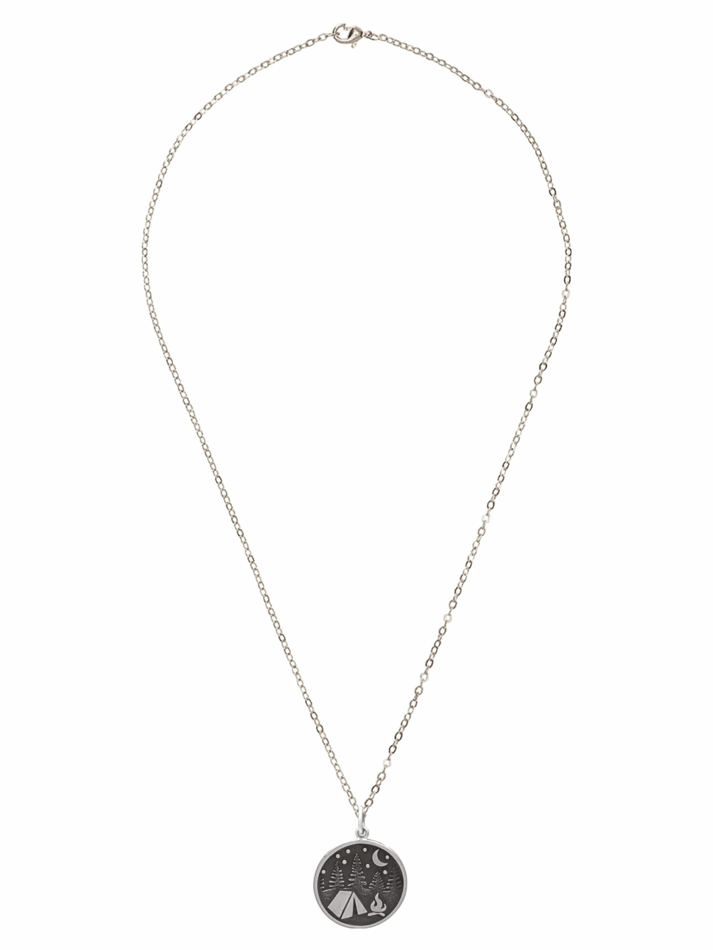 Gemshine Hangers 'Camping' in Zilver