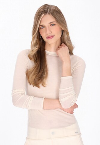 DreiMaster Vintage Sweater in White: front