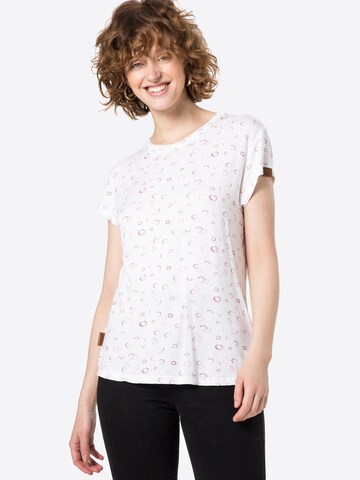 T-shirt Alife and Kickin en blanc : devant