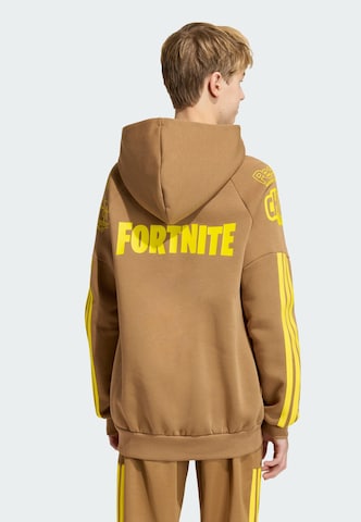 ADIDAS SPORTSWEAR - Camiseta deportiva 'Adidas x Fortnite' en marrón: frente