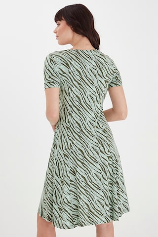 Fransa Kurzes Kleid mit Allover Print in Grün