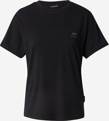 NAPAPIJRIMajica 'Nina' - crna boja: prednji dio