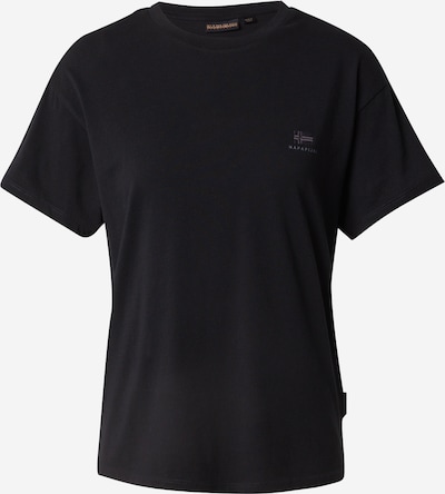 Tricou 'Nina' NAPAPIJRI pe albastru deschis / pământiu / negru, Vizualizare produs