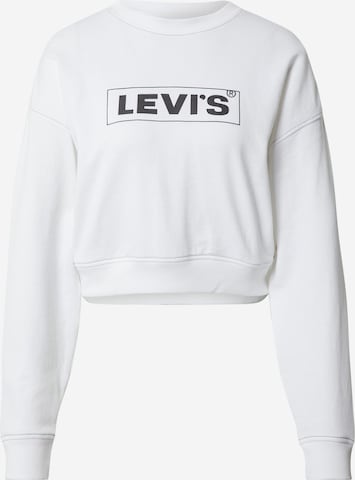 Sweat-shirt 'Graphic Laundry Crew' LEVI'S ® en blanc : devant