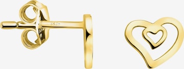 Sofia Milani Ohrringe 'Doubled Heart' in Gold: Vorderseite
