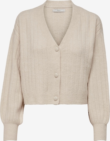 ONLY Knit Cardigan 'Kimber' in Beige: front