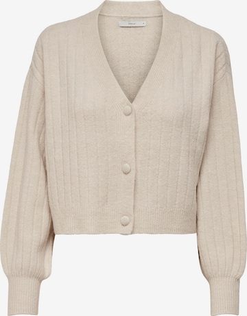 ONLY Gebreid vest 'Kimber' in Beige: voorkant