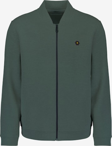 No Excess Zip-Up Hoodie in Green: front