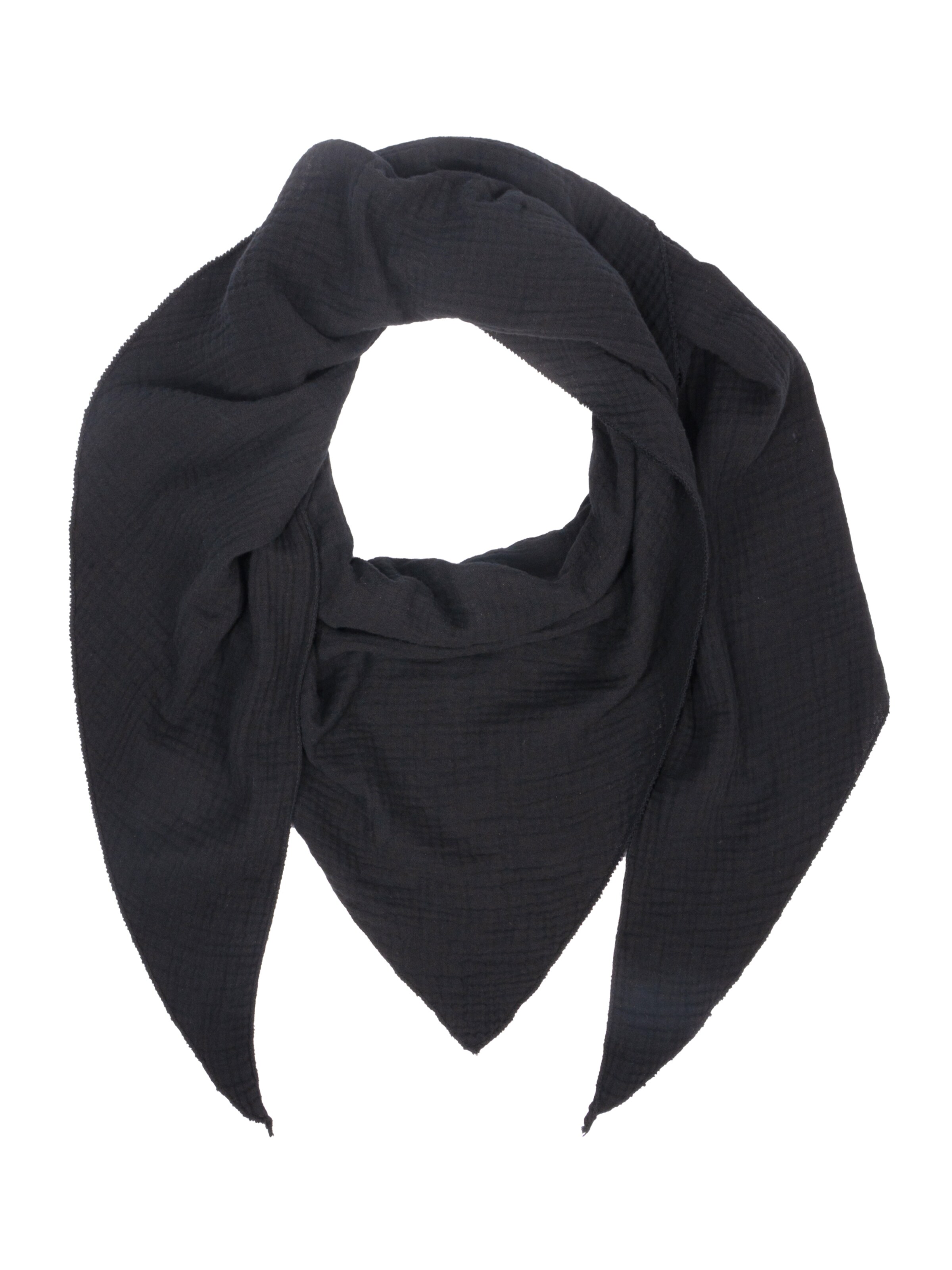 Écharpe 'Luisa' Seasons of April en noir : devant