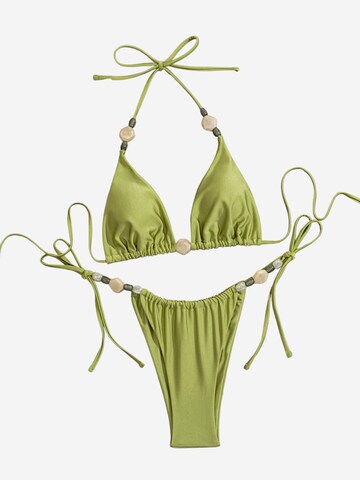 Magicshe Triangle Bikini in Green