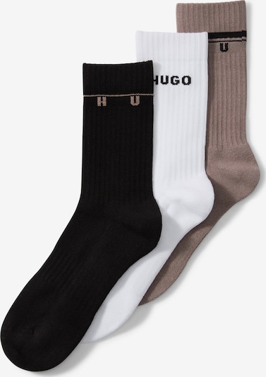 HUGO Socken in 39-42 in brokat / schwarz / weiß, Produktansicht