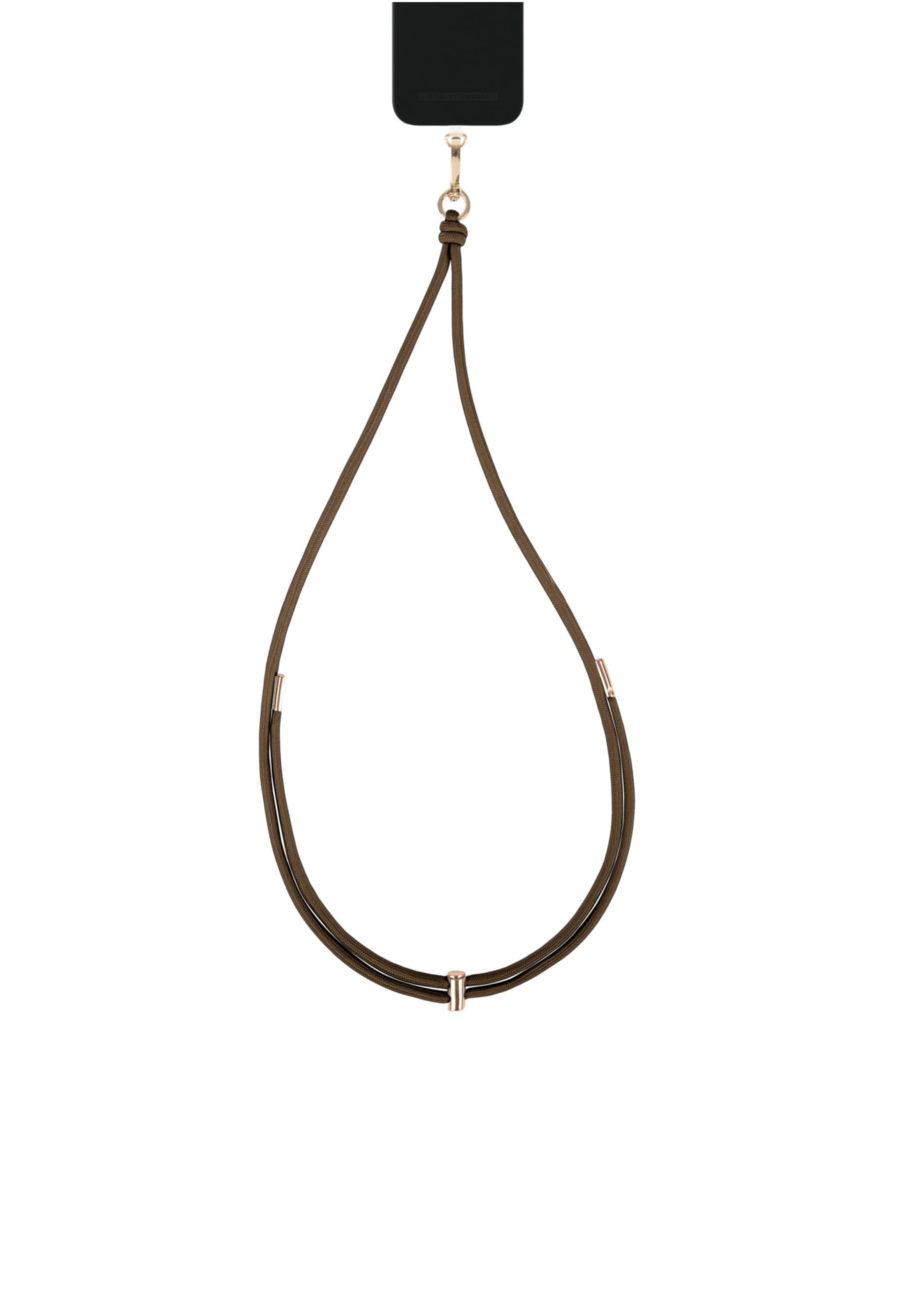 Protection pour smartphone iDeal of Sweden en marron : devant