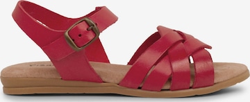 Pisamonas - Sandalias en rojo: frente