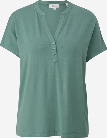 s.Oliver Shirt in Groen: voorkant