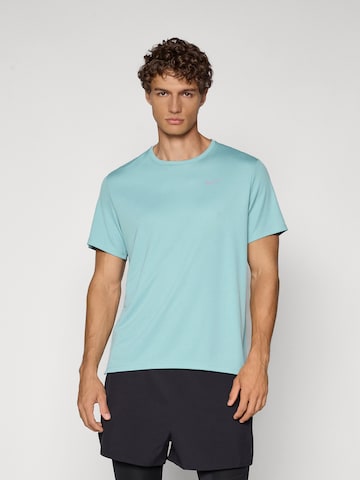 NIKE Sportshirt 'MILER' in Grün: Vorderseite