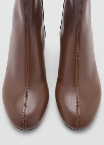 MANGO Ankle Boots 'Eril' in Brown