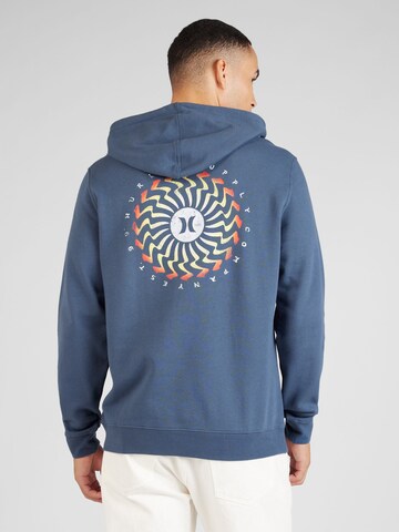 Hurley - Sweatshirt de desporto 'SAW SUN' em azul