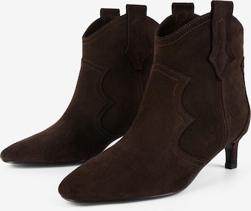 L37 HANDMADE SHOES Ankle Boots 'TEXAS WIND' in Braun: Vorderseite