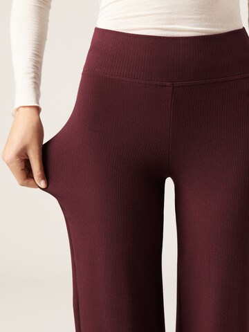 CALZEDONIA Wide Leg Hose 'Palazzo' in Rot