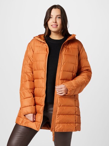 Tom Tailor Women + Winter Jacket in Orange: front