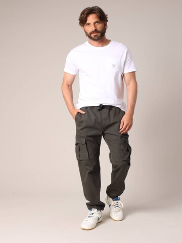 Deeluxe Tapered Cargohose 'Monroe' in Grau
