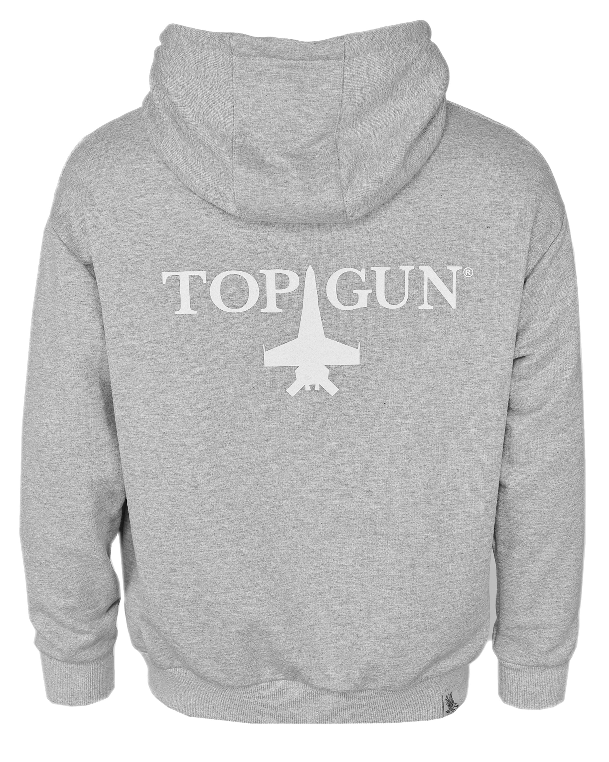 Männer Große Größen TOP GUN Sweatshirt in Graumeliert - RV56360
