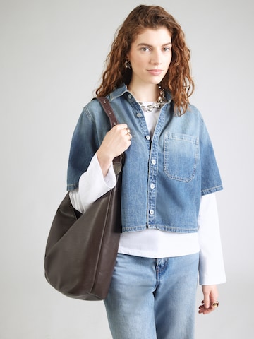 Camicia da donna di G-STAR in blu: frontale