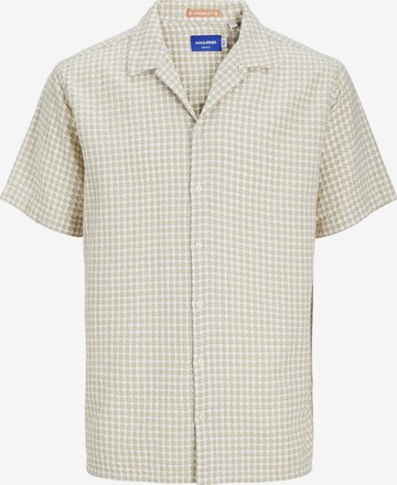 Chemise 'Luke' JACK & JONES en beige : devant