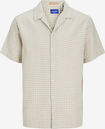 JACK & JONES Overhemd 'Luke' in de kleur Beige / Wit, Productweergave