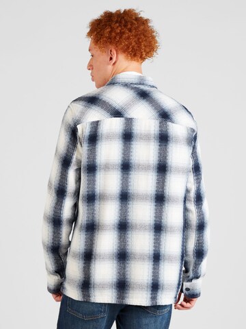 GARCIA Regular fit Button Up Shirt 'Colbert + Gilet' in Blue