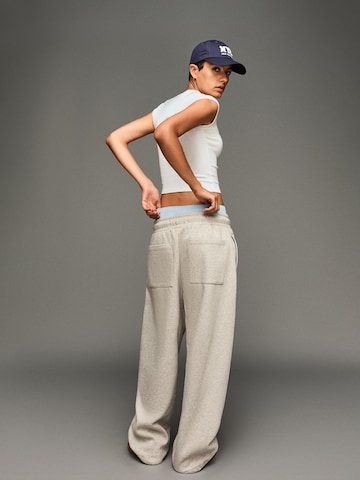 Bershka Majica | bela barva