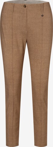 Marc Cain Regular Pleat-Front Pants in Beige: front