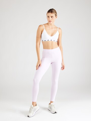 ADIDAS SPORTSWEARSkinny Sportske hlače 'FI 3S' - ljubičasta boja