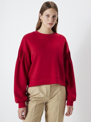 Ipekyol Sweatshirt in Rot: predná strana