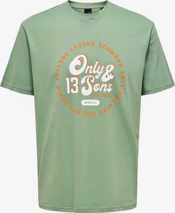 Only & Sons Shirt in Green: front