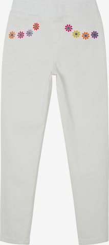 Desigual Slimfit Jeans 'Daisy' i hvid: forside