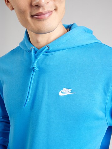 Nike Sportswear Sweatshirt 'Club Fleece' i blå