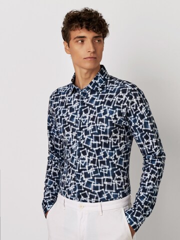 DESOTO Slim fit Overhemd in Gemengde kleuren: voorkant