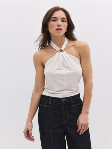 No Matter What Top in Beige