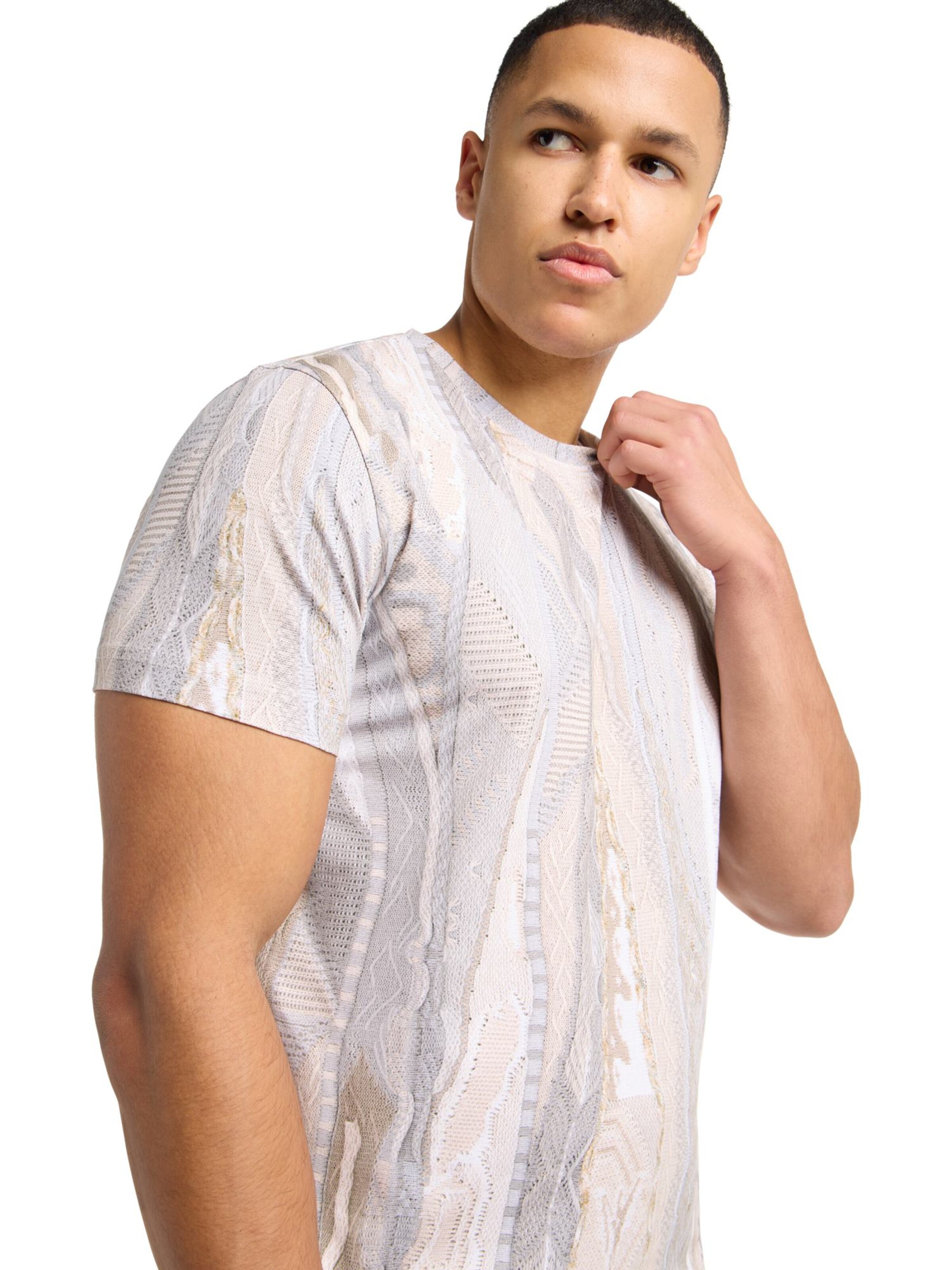 Carlo Colucci Shirt 'Egon' in Beige