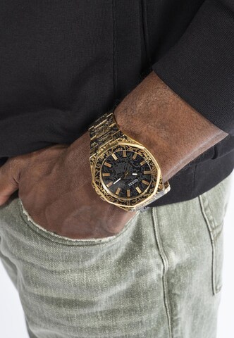 GUESS Analog watch 'Roar' in Gold