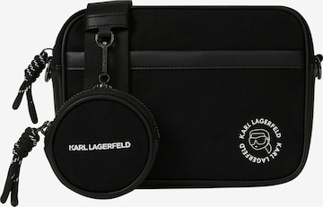 Karl Lagerfeld Olkalaukku 'Ikon' värissä musta: etupuoli