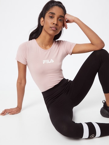 FILA Shirt Bodysuit in Pink