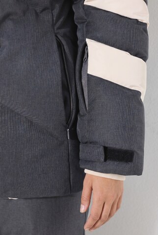 Ulla Popken Weatherproof jacket in Grey