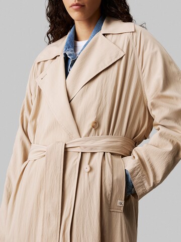 Calvin Klein Jeans Between-seasons coat in Beige
