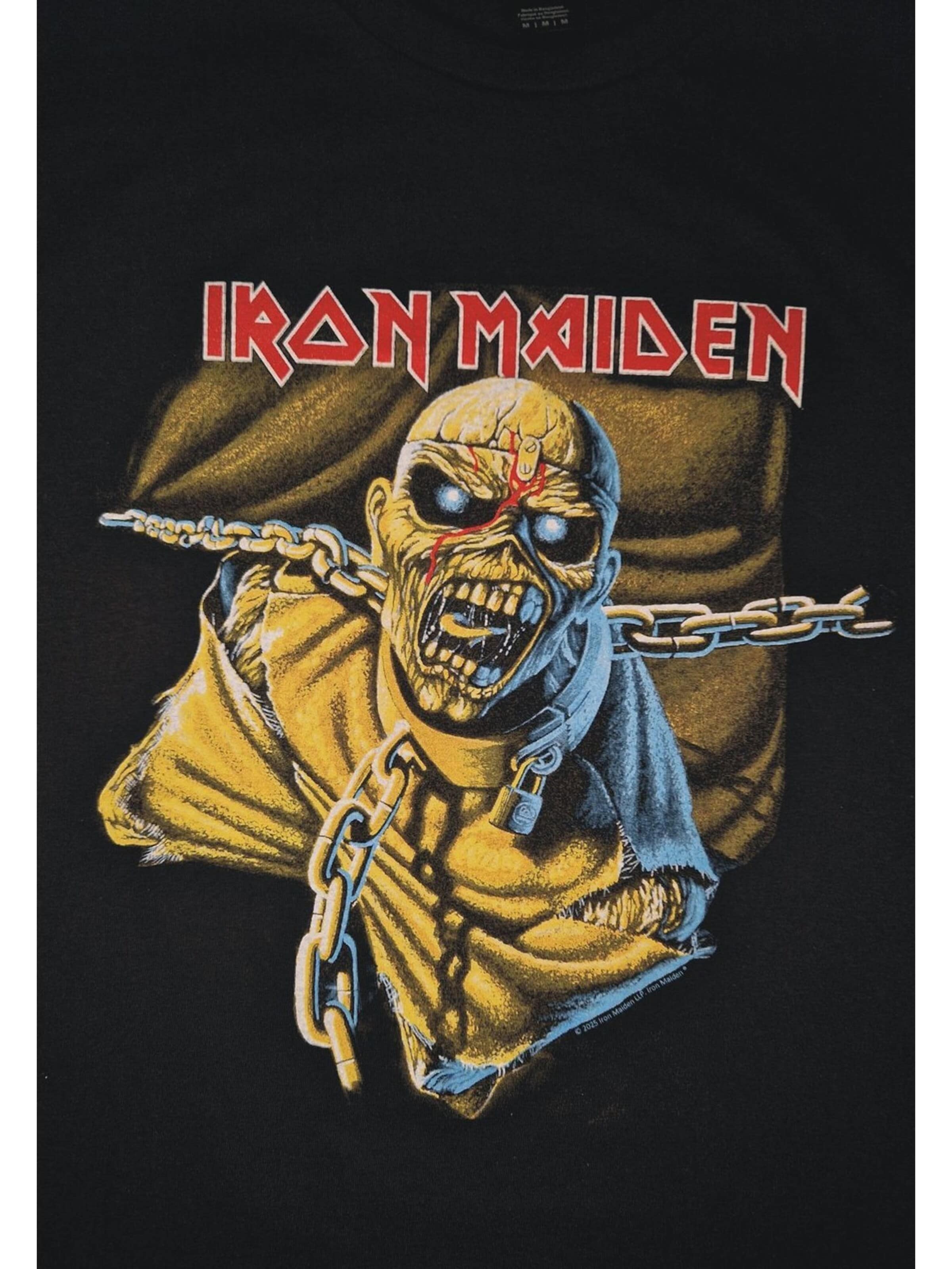T-Shirt 'Iron Maiden Piece of Mind Tracks T-Shirt' Iron Maiden en noir