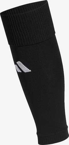 ADIDAS PERFORMANCE Beinwärmer 'Milano' in Schwarz: Vorderseite