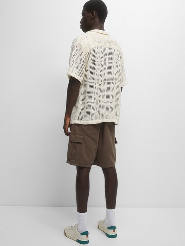 Pull&Bear Regular Shorts in Braun