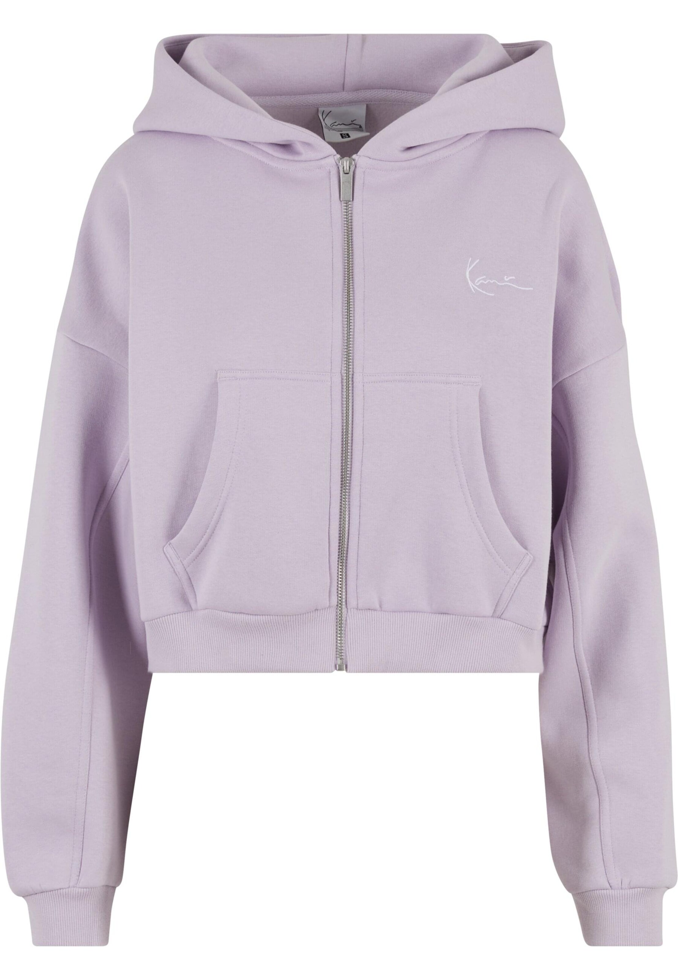 Karl Kani Sweatvest in Lila: voorkant