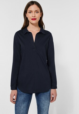 STREET ONE Blouse in Blue: front